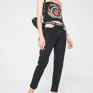 NWT Momokrom Cut Out Pocket Jeans
